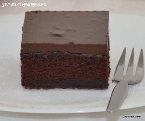 Recette Chocolate Cake. Gâteau au Chocolat :