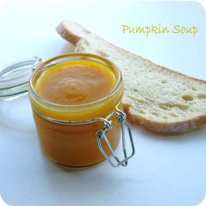 Recette Pumpkin soup'