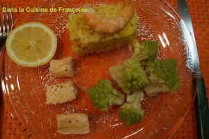 Recette Risotto dans les tons orangés