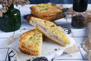 Recette Croque-monsieur à la mortadelle : sans béchamel