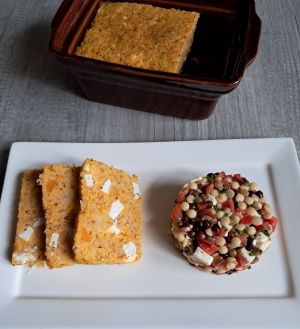 Recette Terrine de butternut, polenta et feta