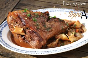 Recette 1/2 Gigot d'Agneau au Rivesaltes