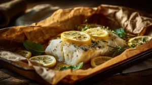 Recette Filet de cabillaud au four