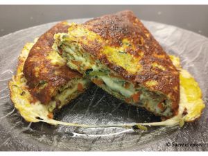 Recette Omelette aux légumes et au fromage