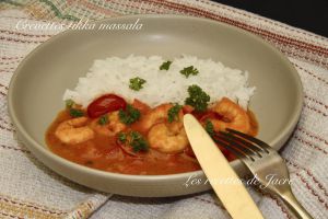 Recette Crevettes sauce tikka massla