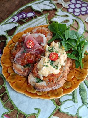 Recette Tartines de zacusca