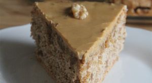 Recette Gâteau moelleux aux noix & au café