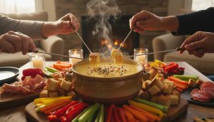 Recette Savourez une Fondue aux Poivres Exquise pour un Apéritif Convivial