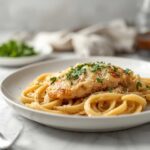 Recette Easy Garlic Parmesan Chicken Pasta