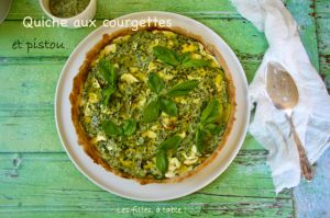 Recette Quiche aux courgettes et pistou