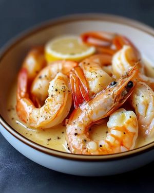 Recette Crevettes Citron Crème : Recette Facile et Rapide