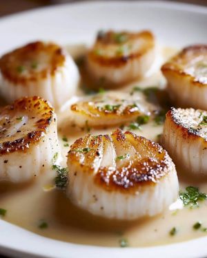 Recette Saint-Jacques Crémeuses Délicates : Recette Facile et Rapide