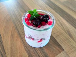 Recette Verrines fruits rouges mascarpone