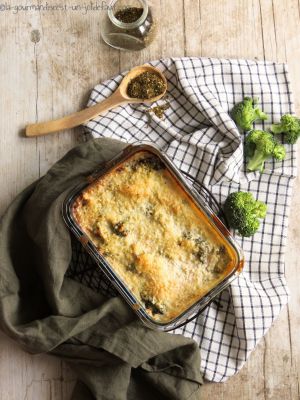 Recette Gratin de chou-fleur et brocolis au zaatar