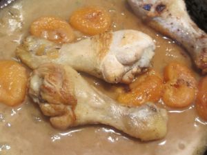 Recette Cuisses de poulet aux abricots secs