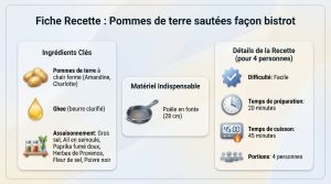Recette Pommes de terre sautées croustillantes façon bistrot
