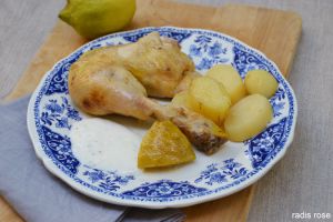 Recette Poulet rôti au thym et citron… un dimanche sur la terrase
