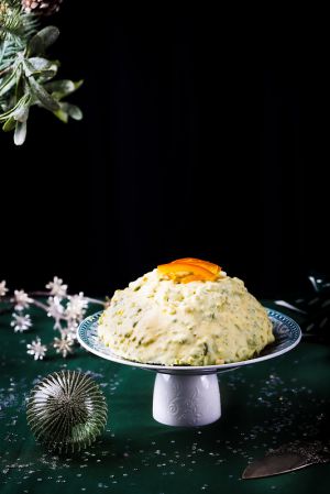 Recette Entremets pistache fleur d’oranger (sans gluten)