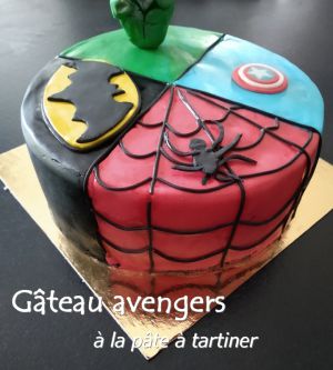 Recette Gâteau Avengers à la pâte à tartiner
