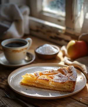 Recette Gâteau aux amandes et pommes : Recette facile et savoureuse