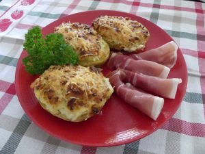 Recette Pommes de terre farcies d’Éric Fréchon * –  Foodista challenge # 128