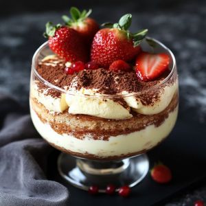 Recette Tiramisu Fraise Limoncello