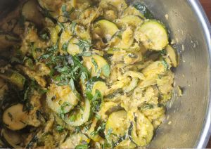 Recette Courgettes confites au citron et parmesan