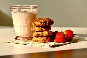 Recette Biscuits au sarrasin, dattes, et chocolat sans sucre ajouté