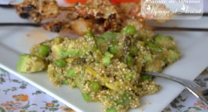 Recette Salade de quinoa asperge et avocat