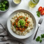 Recette Salsa Verde Chicken Rice Skillet
