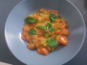 Recette Curry de légumes du soleil (sans crème)