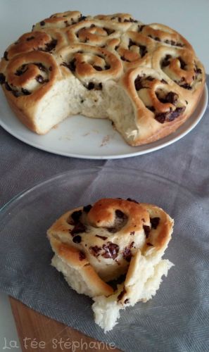 Recette Qui l'eût cru? Un chinois vegan aux pépites de chocolat, crème pâtissière sans oeuf, ni lait