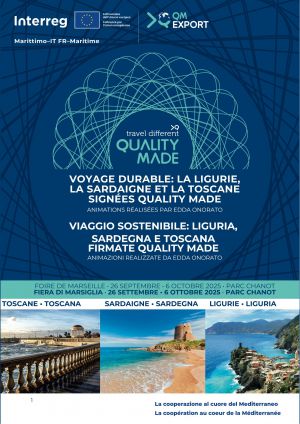 Recette Découvrez la Sardaigne, la Toscane et la Ligurie Durables à la foire de marseille