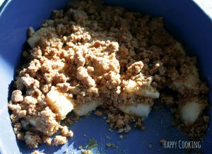 Recette Crumble poires speculoos