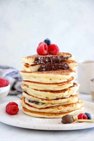 Recette Pancakes fourrés au Nutella