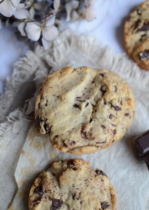 Recette Cookies beurre de cacahouète chocolat