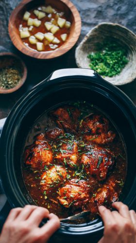 Recette Sweet Hawaiian Crockpot Chicken: A Flavorful Island Escape
