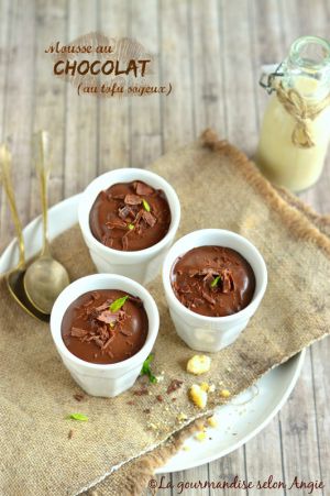 Recette Mousse au chocolat {au tofu soyeux} #vegan