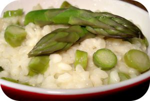 Recette Risotto aux Pointes d'Asperges Vertes