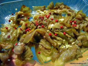 Recette Aubergines marinées a l' huile d'olive et ail