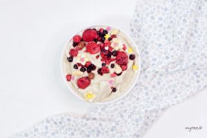 Recette Glace maison à la vanille sans gras et sans sorbetière VEGAN