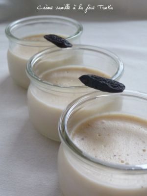 Recette Crèmes vanille à la fève Tonka