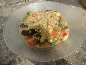 Recette Ragout" de Légumes d'étés et lentilles corail aux épices et aux noix [Vegan]