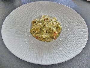 Recette Risotto aux épinards et petits pois au Thermomix *