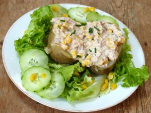 Recette Thuna jacket potatoes