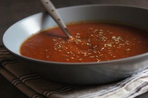 Recette Soupe aux trois tomates