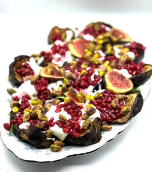 Recette Salade Burrata, Grenade et Figues Fraîches
