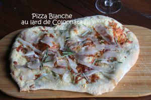 Recette Pizza blanche au lard de Colonnata