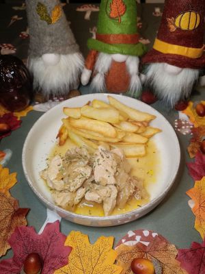 Recette Poulet aux oignons au Cookéo