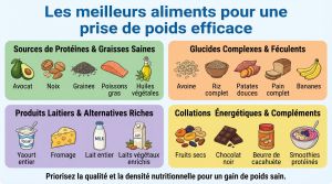 Recette Meilleurs aliments pour prendre du poids efficacement